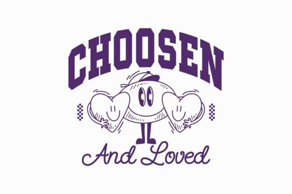 Choosen Loved T-shirt Christian Quote: A Versatile Graphic for Content Creators