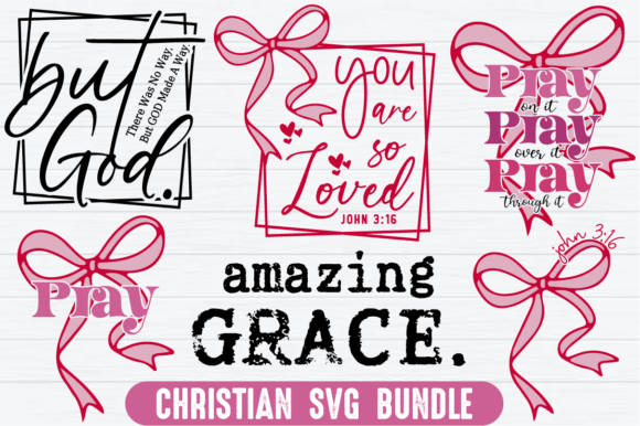 Christian Coquette Bow SVG PNG for T-Shirt Designs
