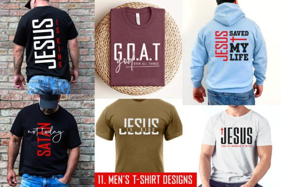 Christian Men's Graphics for T-Shirt Designs