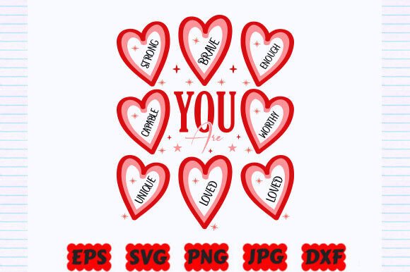 Christian Self Love Valentine's Day Svg: Perfect for T-Shirt Designs and Graphics