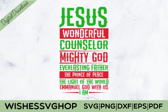 Jesus Christmas SVG PNG: Perfect for T-Shirt Designs & Graphics