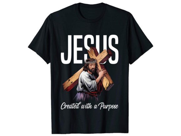 Jesus Created with a Funny T-Shirt: A Versatile Graphics Asset
