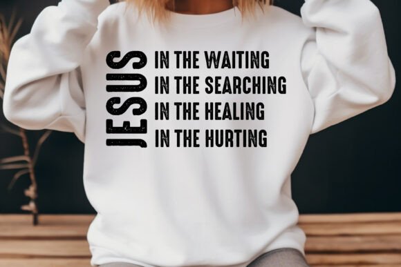 Jesus in the Waiting: A Versatile T-Shirt Graphics Asset