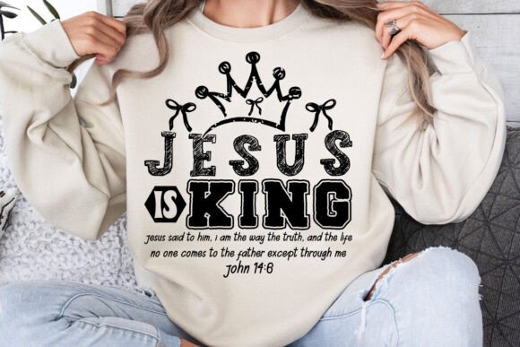Jesus is King SVG PNG: A Versatile Graphic for T-Shirt Designs