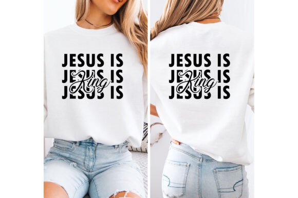 Jesus is King Svg T-Shirt Design: A Versatile Graphic Asset