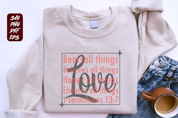 Love Christian SVG Jesus PNG: Perfect for T-Shirt Designs and Graphics