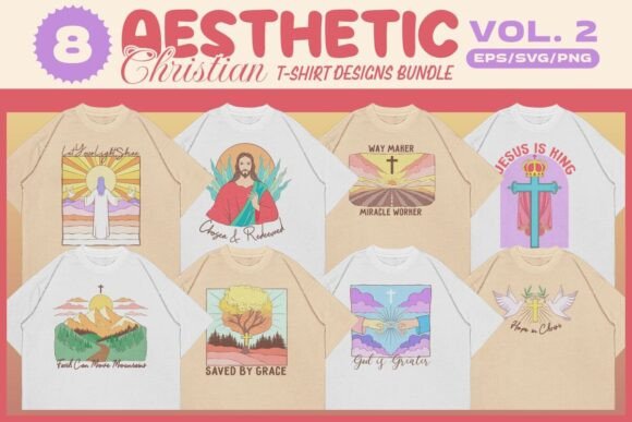 Review: AESTHETIC CHRISTIAN T-SHIRT DESIGN Vol 2 for Graphics