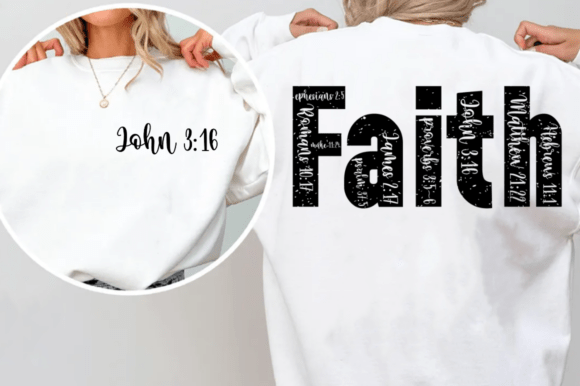 Review: Faith Cross SVG, Retro Christian PNG for T-Shirt Designs